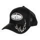 Flame Suede Trucker - Black