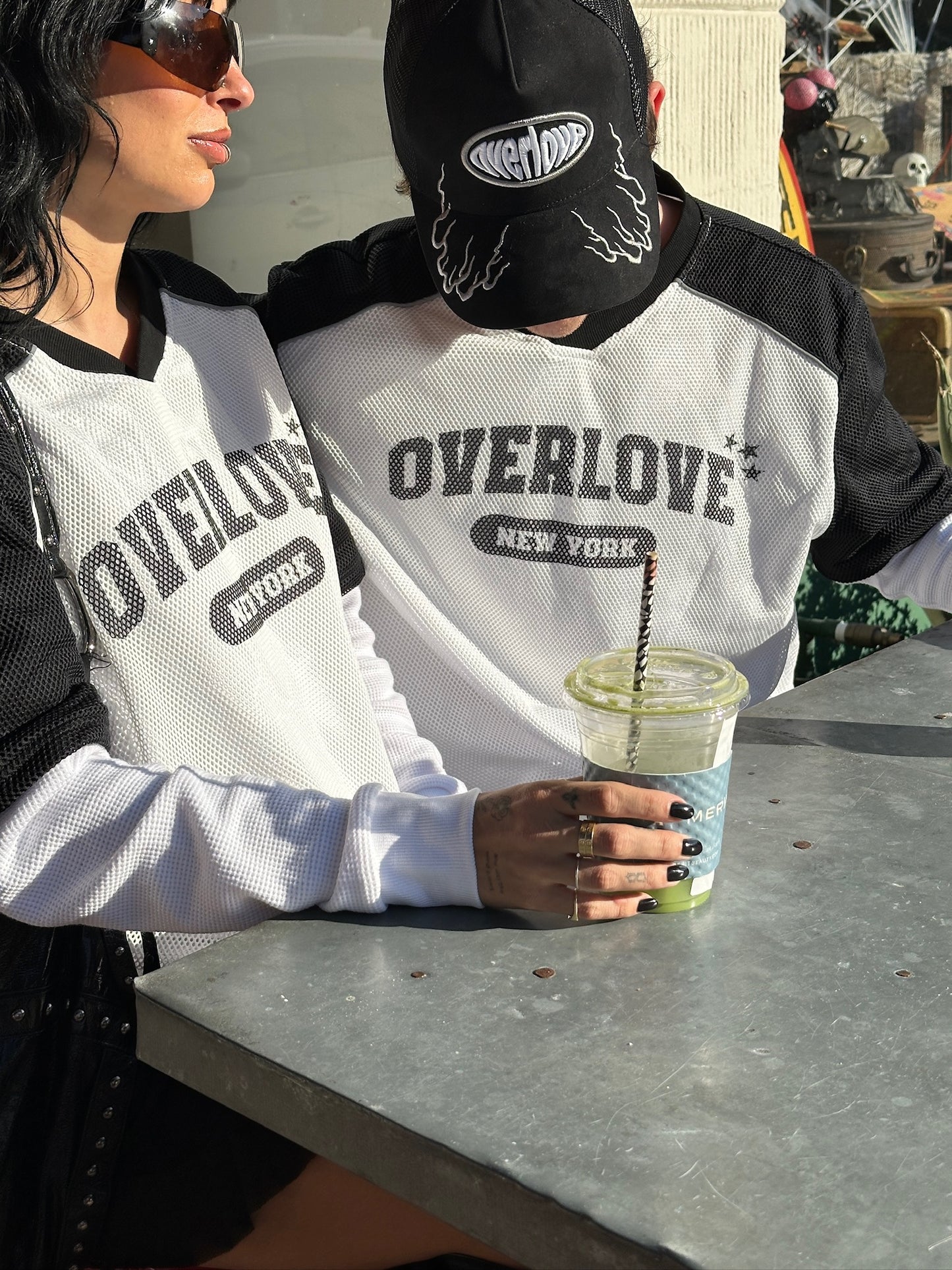 Flame Suede Trucker - Black